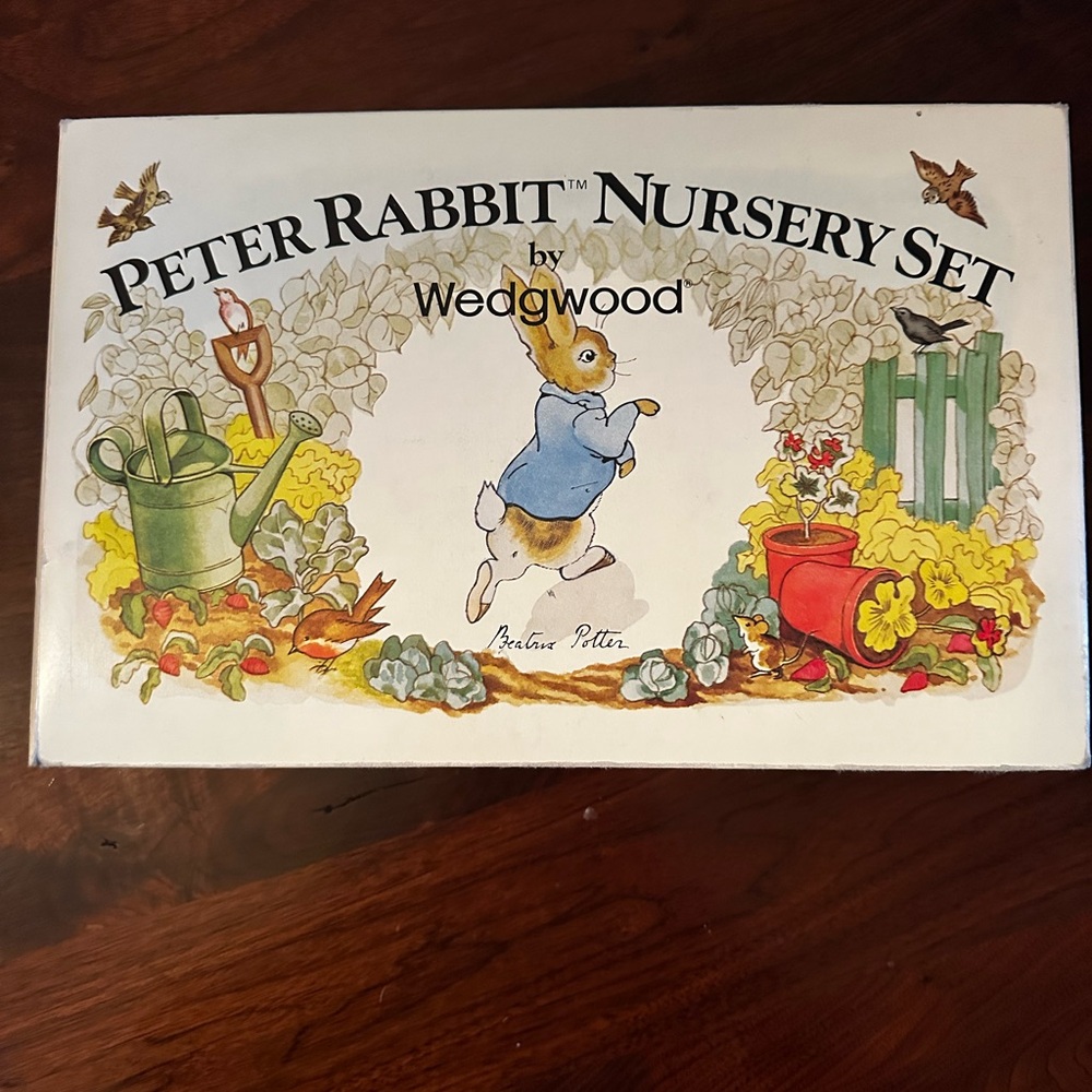 Wedgwood Peter Rabbit 3 Piece Nursery Set